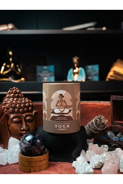 Namaruna Lumânare Moonshine Yoga din ceară de soia Aqua Zen -- 128g