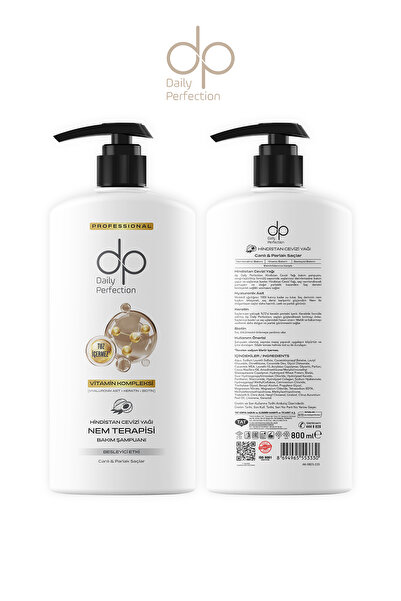 dp Daily Perfection Şampuan Hindistan Cevizi Yağı 800 ml