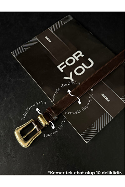 Fiori Bridge Buckle End Suit Women's Trouser Belt, Jacket Belt, Dress Belt, S...