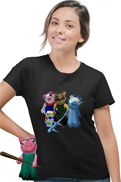 OEM Tricou Femei Roblox Piggy Frostiggy