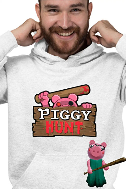 OEM Men's Hoodie Piggy Hunt Roblox Pigy