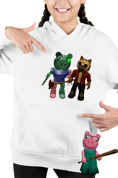 OEM Robby Doggy Roblox Piggy Pigy Kids Girls Sweatshirt