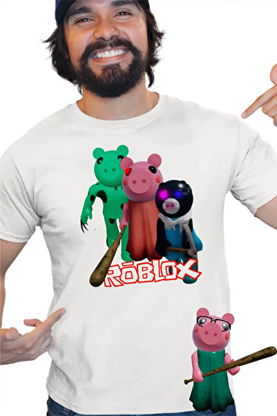 OEM Men's T-Shirt Piggy Dinopiggy Roblox Mimiblue