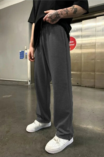 EydaMoon Ανδρικό Smoked Relax Fit Baggy Fit 2 νήματα αθλητικό παντελόνι