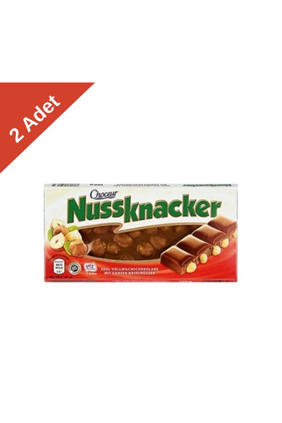 Choceur Nussknacker Fındıklı Çikolata (100 g) x 2 Adet