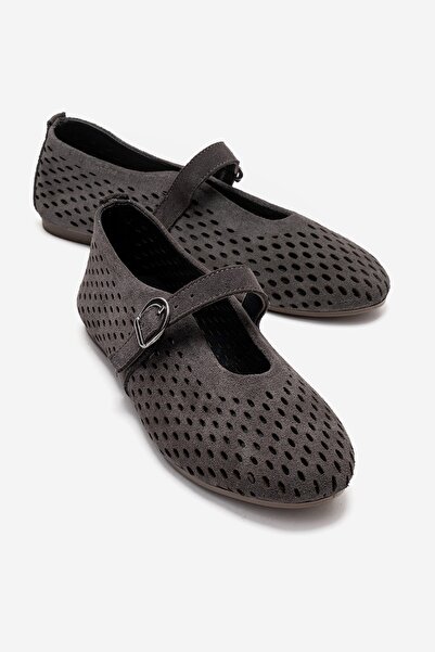 LuviShoes ARİAN Füme S piele întoarsă H piele naturală perforații Pantofi de ...