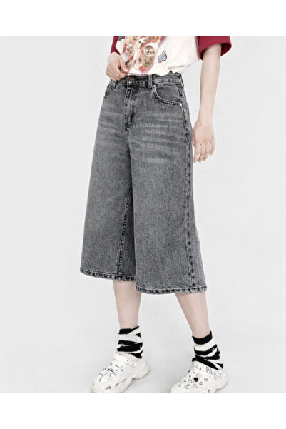 Toum Washable Retro Short-Legged Jeans