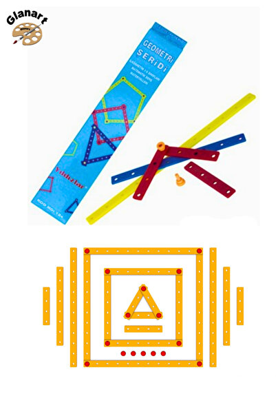 Glanart matematik metaryeli geometri şeridi 1 kutu