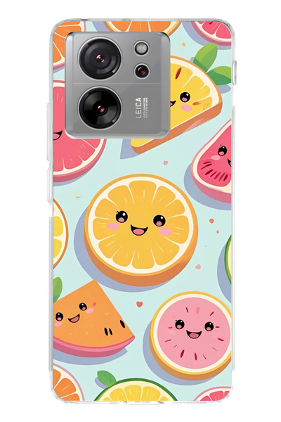 lelia حافظة هاتف شفافة متوافقة مع Mi 13T مطبوع |   مجموعة: كاواي ميلك دريميز