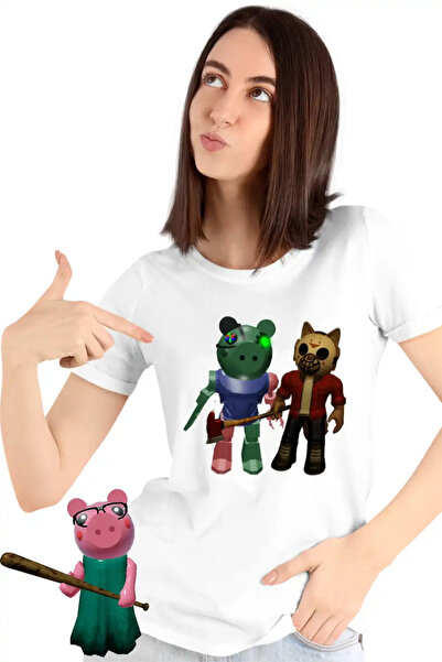 OEM Tricou Femei Robby Doggy Roblox Piggy Pigy