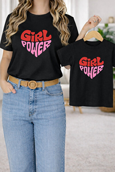 LORVEX Twin tricou Combinație mamă-fiică supradimensionat – Tricou mamă și co...