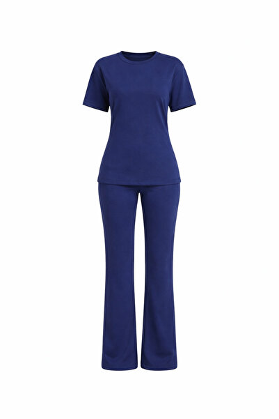 moda poni Women's Double Tie-Detail Top and Bottom Set