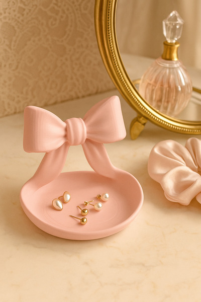 DU&ER Multi-Purpose Accessory Organizer with Bow – Jewelry & Item Organizer