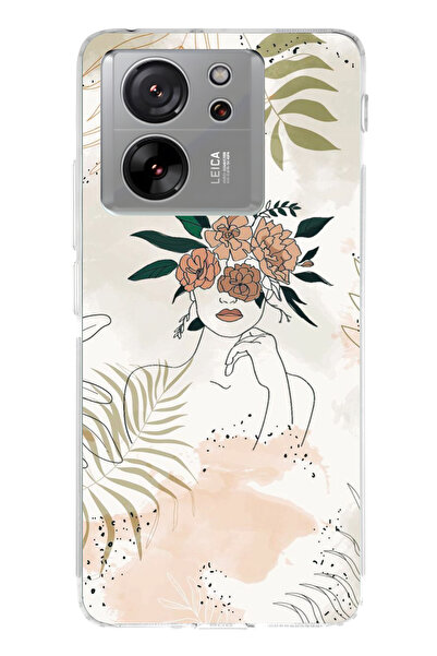lelia Mi 13t Compatible Printed Transparent Phone Case |   Collection: Onelin...