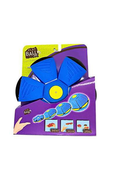 Frisbee Transformable Flat Ball, Flying Disc that Transforms into a Ball
