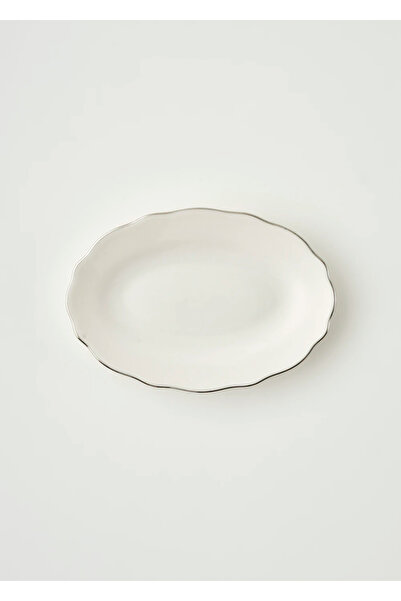 Bella Maison Victoria Porcelain Presentation Plate Silver (25 cm)