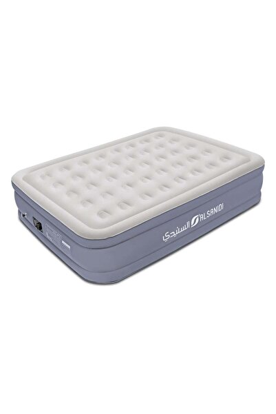 AL SANIDI Air Mattress, Air Bed, Kaki, Size198*152*46 Cm