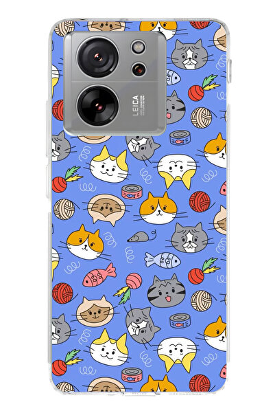 lelia حافظة هاتف شفافة متوافقة مع Mi 13T مطبوع |   المجموعة: قصص باو برينت