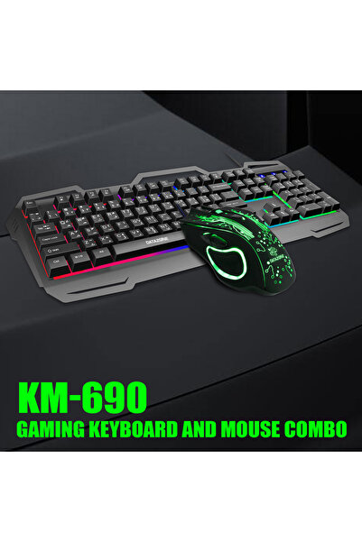 Datazone لوحة مفاتيح/ماوس ميكانيكية للألعاب، مزودة بخاصية النقر، مقاومة للماء...