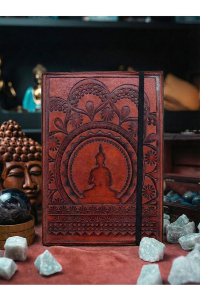 Namaruna Small Journal with Elastic Band - Tibetan Mandala