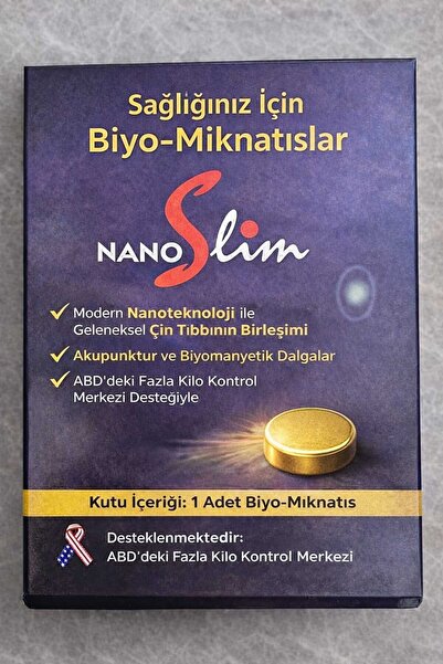 ASG Nano Slim Biyomıknatıs Manyetik İştah Azaltıcı Kilo vermeye yardımcı Akup...