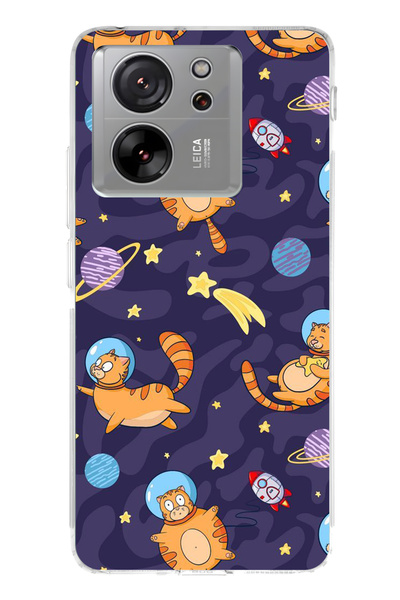 lelia حافظة هاتف شفافة متوافقة مع Mi 13T مطبوع |   المجموعة: قصص باو برينت