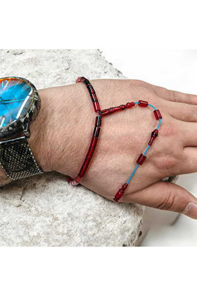 İnan Tesbih Full Cut Ankle-Length Fire Amber Expert Made Prayer Beads