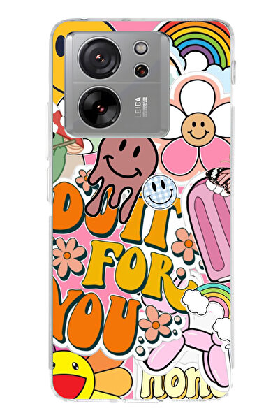 lelia Mi 13t Compatible Printed Transparent Phone Case |   Collection: Chroma...