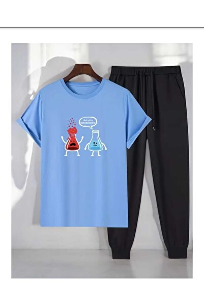 ibibik moda Şts fani̇e b Printed o Oversized bottom top tracksuit set