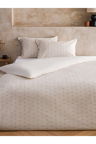 LC Waikiki Polka Dot Patterned Double Duvet Cover Set 100% Cotton