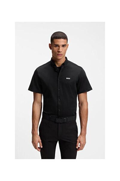 BOSS Kırışmaya Dayanıklı Normal Kesim Pamuk Gömlek
