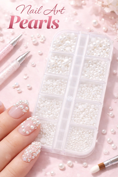 OJELY İNCİ TIRNAK TAŞ SÜSLEME