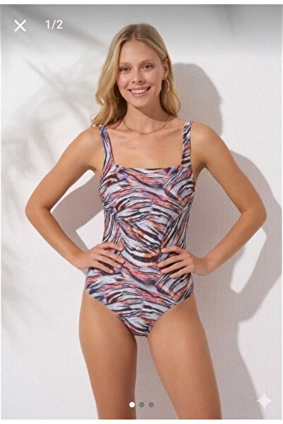 Pierre Cardin Μαγιό με τετράγωνο λαιμόκοψη