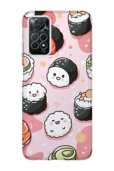 lelia حافظة هاتف شفافة متوافقة مع Redmi Note 11 Pro مطبوع |   مجموعة: كاواي م...