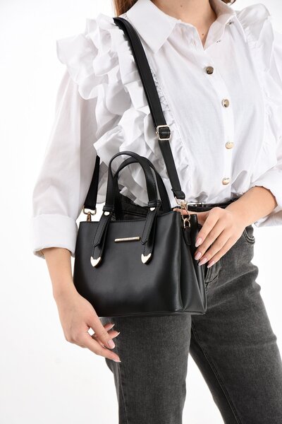 Ayakkabı Fuarı Elit SNMS-1425C Femei geantă de umăr Negru