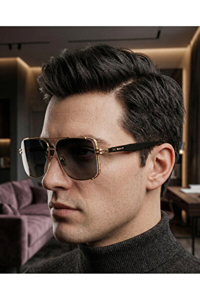 BLACK L168 C2 64 Men's Sunglasses