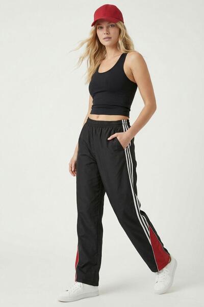 Rays Trening negru cu benzi laterale din elastic 1604