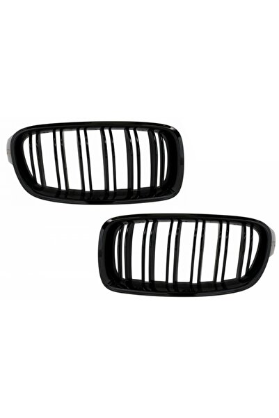 tuningset Grile Centrale compatibile cu BMW Seria 3 F30 F31 2011-2019 cu Band...