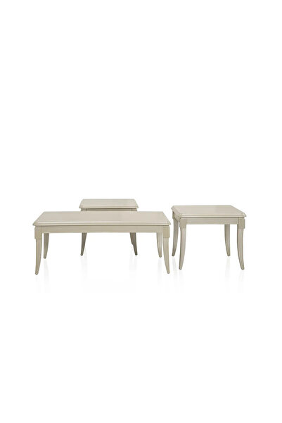 Midas Furniture طقم طاولات 3 قطع باركلون
