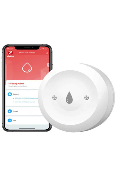 TUYA Senzor de scurgere a apei Smart Life, nivel IP66, alarma, imersie, Zigbe...