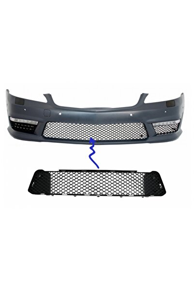 tuningset Grilă centrală inferioară bara față compatibilă cu Mercedes Clasa S...