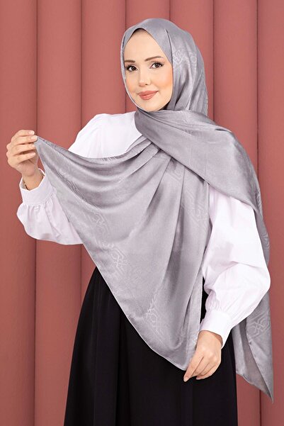 ECN Striped Detail Jakar Shawl Series Gray