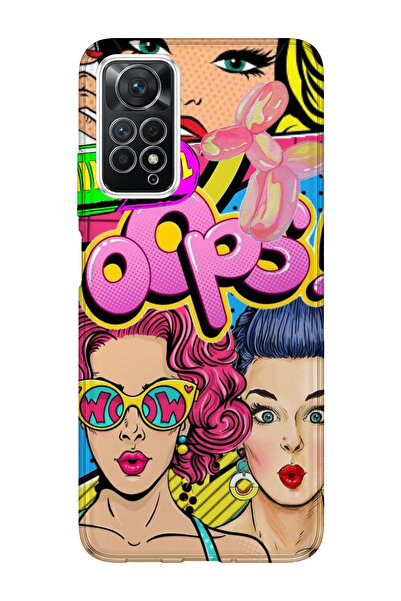 lelia حافظة هاتف شفافة متوافقة مع Redmi Note 11 Pro مطبوع |   مجموعة كوين مود...