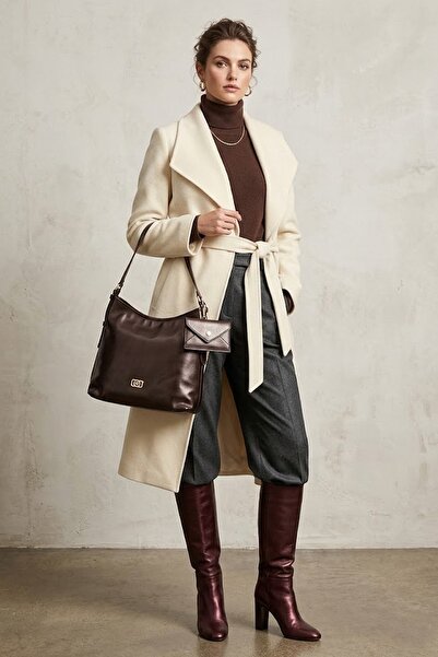 DSN Y6440 Women Shoulder Bag Brown