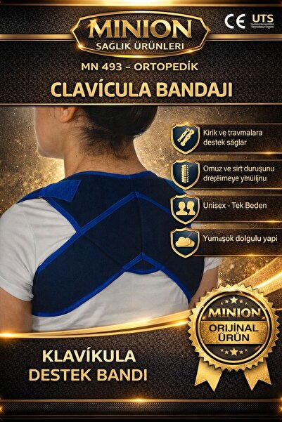 Minion Ortopedik Clavicula Bandajı Dik Duruş