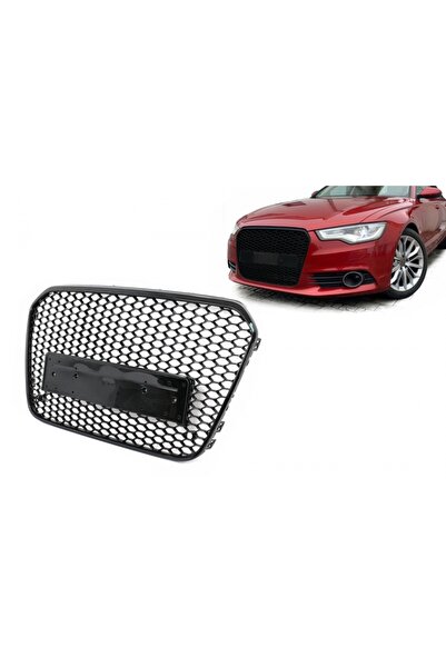 tuningset Μπροστινή μάσκα χωρίς σήμα, κατάλληλη για Audi A6 C7 4G 2011-10.201...