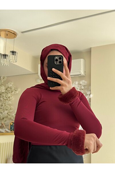HA STORE Kol detayı tüylü body