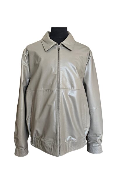 asus deri Merlin - Genuine Leather Shirt Collar Men's Jacket