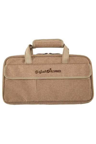 AL SANIDI Canvas Knife Bag, Wooden, 37*20*2.5cm