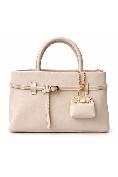 ZERVA QUEEN Elegant Cream Women's Charm Detailed Accessory Stylish Daily Hand...